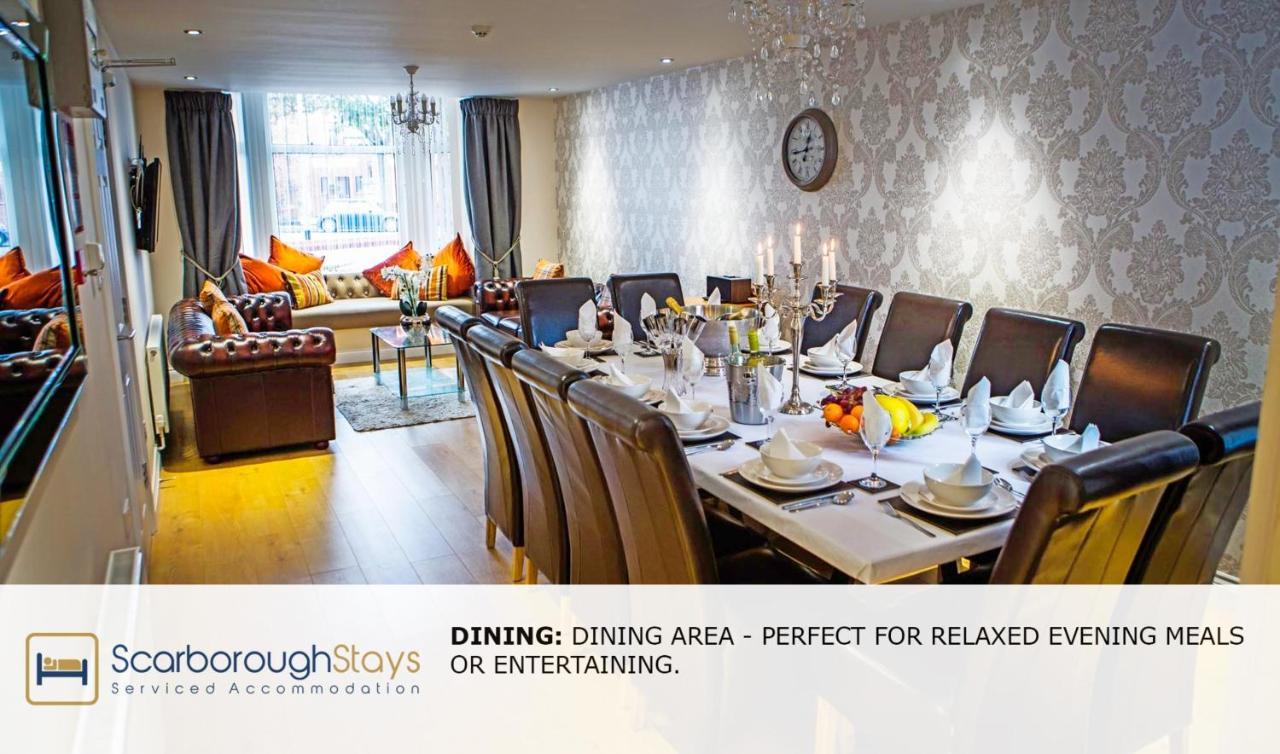 Scarborough Stays - Luxury Townhouse Ideal For Large Groups - Hot Tub Екстер'єр фото